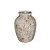 VASO DECORATIVO EM CERAMICA BRANCO RUSTICO - Imagem 1