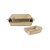 CJ DE TRAVESSAS DE CERAMICA BEGE RETANGULAR 3PCS - Imagem 1