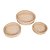 CJ DE BANDEJAS DE RATTAN BEGE 3PCS - Imagem 1