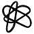 PECA DECORATIVA EM METAL PRETO - Imagem 1
