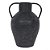 VASO DECORATIVO EM METAL PRETO 31,5CM X 28CM X 42CM - Imagem 1