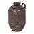VASO DECORATIVO EM METAL COR MARROM 18,5CM X 29,5CM - Imagem 1
