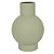 VASO DECORATIVO - EM METAL COR VERDE - 15CM X 21CM - Imagem 1