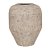 VASO DECORATIVO EM METAL COR BRANCO 31,5CM X 38,5CM - Imagem 1