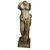 PECA DECORATIVA EM RESINA ESTATUETA MARROM 21X18X71CM - Imagem 1