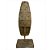 PECA DECORATIVA EM RESINA ESTATUETA MARROM 30X15X67CM - Imagem 1