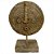 PECA DECORATIVA EM RESINA ESTATUETA MARROM 37X016X56CM - Imagem 1