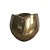 VASO DECORATIVO EM CERAMICA DOURADO - Imagem 1