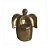 PECA DECORATIVA ANJO EM CERAMICA DOURADO - Imagem 1