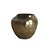 VASO DECORATIVO EM CERAMICA DOURADO - Imagem 1