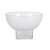 VASO DE VIDRO JATEADO BRANCO - Imagem 1
