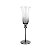 CONJ DE TACAS DE CHAMPAGNE CINZA E TRANSPARENTE - 6 PCS - Imagem 1
