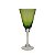 CONJ DE TACAS VERDE E TRANSPARENTE - 6 PCS - Imagem 1