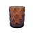 CJ DE COPOS EM VIDRO COM TEXTURA BOLHAS AMBAR 6PCS - 300ML - Imagem 1