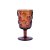 CJ DE TACAS EM VIDRO COM TEXTURA BOLHAS AMBAR 6PCS - 260ML - Imagem 1