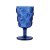 CJ DE TACAS EM VIDRO COM TEXTURA BOLHAS AZUL 6PCS - 260ML - Imagem 1