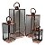 CJ DE LANTERNAS ACO INOXIDAVEL NA COR COBRE- 4 PCS - Imagem 1