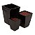 CJ. DE VASOS VIETNAMITA - PRETO - 3 PCS - Imagem 1