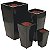 CJ. DE VASOS VIETNAMITA PRETO 4 PCS - Imagem 1