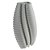 VASO DECORATIVO EM CERAMICA BRANCO 3D 19CM X 19CM X 37CM - Imagem 1