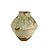 VASO DECORATIVO EM CERAMICA BEGE E MARROM - Imagem 1