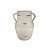 VASO DECORATIVO EM CERAMICA BRANCO RUSTICO - Imagem 1