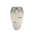 VASO DECORATIVO EM CERAMICA BRANCO RUSTICO - Imagem 1