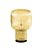 ABAJUR JUNE CONHAQUE / BRONZE (D)27CM (A)41CM 1XE27 BOLINHA MAX 40W IP20 - Imagem 1