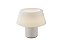 ABAJUR CAMPANA BRANCO / JATEADO (D)28CM (A)25,5CM 1XLED 3,5W 3000K 100LM IPIP20 - Imagem 1