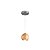 PENDENTE PILKO NATURAL (D)10CM (A)11CM 1XGU10 MR16 MAX 7W IP20 - Imagem 1