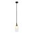 PENDENTE GEM BRONZE / TRANSPARENTE (D)13CM (A)27,5CM 1XG9 HALOPIN SMD MAX 25W IP20 - Imagem 1