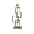 ABAJUR BALANCE NIQUELADO (L)16CM (C)19CM (A)48CM 1XE27 BULBO MAX 40W IP20 (SOMENTE BASE) - Imagem 1