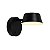 ARANDELA FUNNEL PRETO (L)13CM (C)20CM (A)11CM 1XLED INTEGRADO 5W 3000K 400LM IP20 - Imagem 1