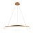 PENDENTE NÉBULA DOURADO / BRANCO (D)87CM (A)12CM 1XLED INTEGRADO 35W 3000K 1750LM IP20 - Imagem 1