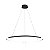 PENDENTE NÉBULA PRETO / BRANCO (D)87CM (A)12CM 1XLED INTEGRADO 35W 3000K 1750LM IP20 - Imagem 1