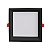 PAINEL LOW FRAME EMBUTIR (L)12CM (C)12CM (A)2CM PRETO 1XLED 12W 3000K 900LM IP20 - Imagem 1
