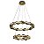 PENDENTE ARGYLE DOURADO / TRANSPARENTE (D)60CM (A)6CM 1XLED INTEGRADO 45W 3000K 3600LM IP20 - Imagem 1