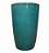 VASO VIETNAMITA CERÂMICA IMPORTADO MALDIVAS GRANDE AQUA D50CM X A76CM - Imagem 1