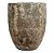 VASO VIETNAMITA CERÂMICA IMPORTADO PARIS GRANDE ATLANTIS ORGANIC D54CM X A68CM - Imagem 1