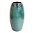 VASO VIETNAMITA CERÂMICA IMPORTADO BALI MÉDIO AQUA D35CM X A75CM - Imagem 1