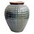 VASO RÚSTICO  CERÂMICA IMPORTADO INGLATERRA VERDE D62CM X A80CM - Imagem 1