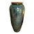 VASO CERÂMICA IMPORTADO DUBAI RÚSTICO VERDE EXTRA GRANDE D68CM X A160CM - Imagem 2