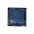 BANDEJA EM CERÂMICA QUADRADA ESMALTADA IMPORTADA AZUL ESCURO D30CM X A03CM - Imagem 1