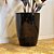 VASO VIETNAMITA CERÂMICA IMPORTADO MONACO PEQUENO PRETO D35CM X A45CM - Imagem 4