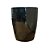 VASO VIETNAMITA CERÂMICA IMPORTADO MONACO GRANDE PRETO D56CM X A70CM - Imagem 1