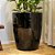 VASO VIETNAMITA CERÂMICA IMPORTADO MONACO GRANDE PRETO D56CM X A70CM - Imagem 4