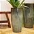 VASO VIETNAMITA CERÂMICA IMPORTADO SINGAPURA PEQUENO MOSS GREEN D30CM X A60CM - Imagem 4