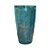VASO VIETNAMITA CERÂMICA IMPORTADO SINGAPURA MÉDIO MOSS GREEN D40CM X A70CM - Imagem 1