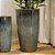 VASO VIETNAMITA CERÂMICA IMPORTADO SINGAPURA MÉDIO MOSS GREEN D40CM X A70CM - Imagem 4