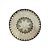 PRATO DECORATIVO EM RATTAN BRANCO 70CM - Imagem 1